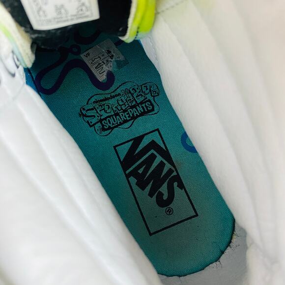 VANS Vans x SpongeBob Square Pants Sk8 Hi Shoes Unisex Men's 6 / Women's 7.5 - Picture 12 of 14